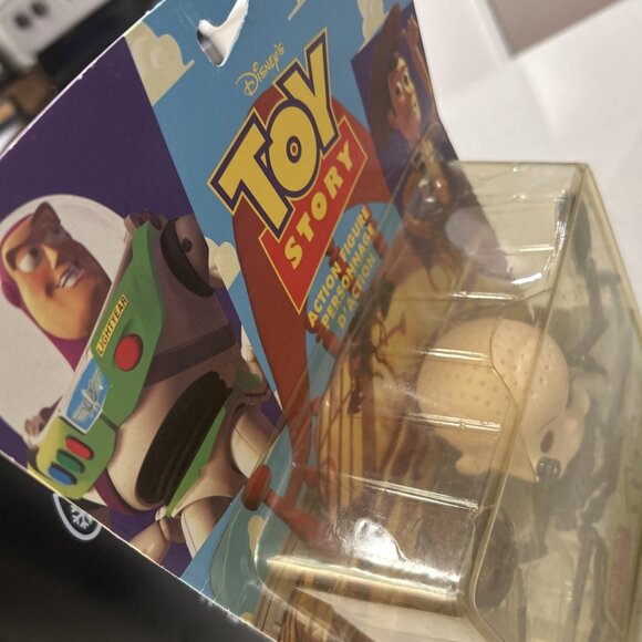 Toy Story Baby Face Disney Original 1995 Blinking Eye Pull-back Action sealed - Picture 3 of 5